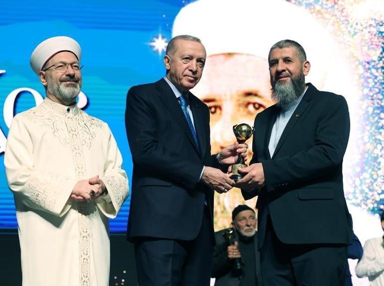 TDV International Goodness Awards Presiden Erdogan menghadiri upacara tersebut.