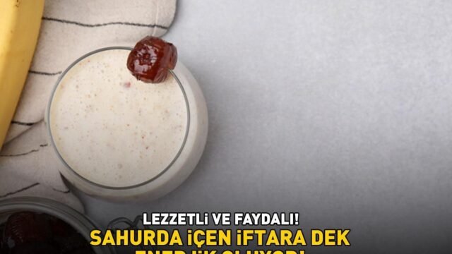 Ini energik sampai waktu minum iftar di Sahur! Resep Smoothie Hurmalı Khusus dan Tips untuk Ramadhan!
