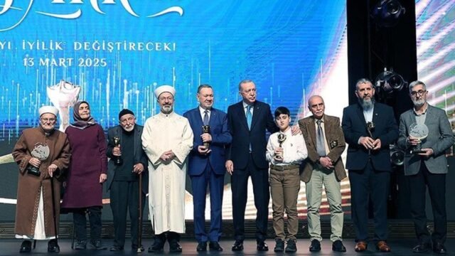 TDV International Goodness Awards menemukan pemiliknya dengan upacara yang dihadiri oleh Presiden Erdogan
